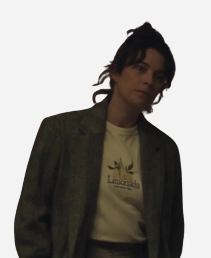 Nine Perfect Strangers Annie Murphy Gray Long Coat