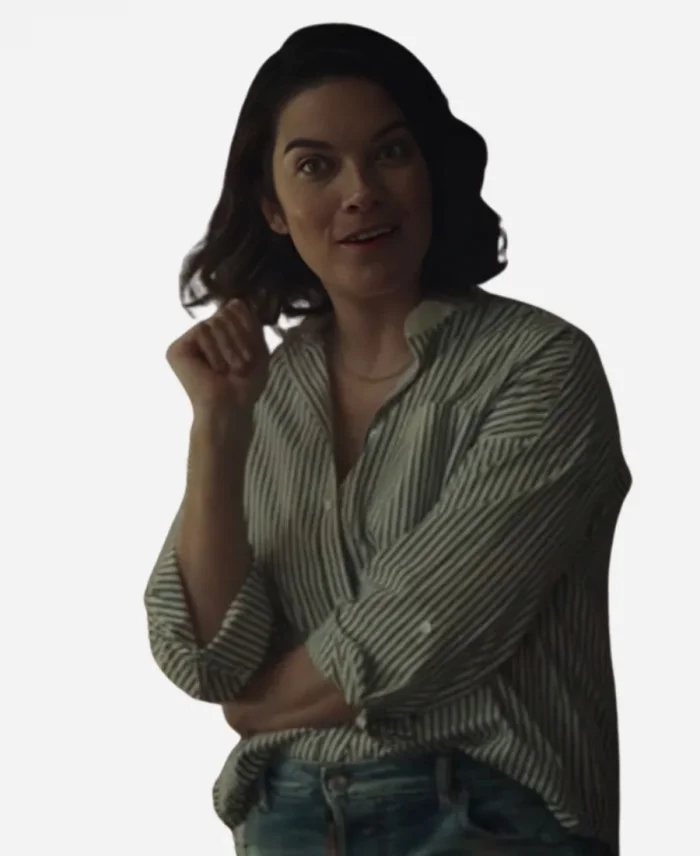 Nine Perfect Strangers Annie Murphy Striped Shirt