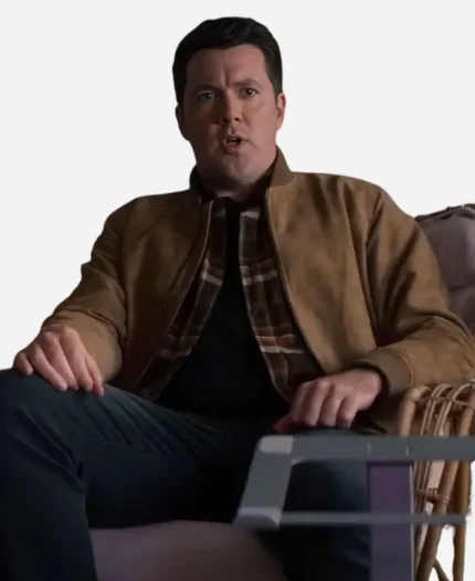 Nobody Wants This 2024 Sasha Roklov Suede Bomber Jacket