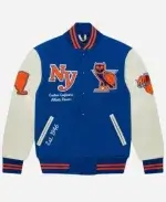 OVO Knicks Multiple Colors Varsity Jacket For Sale