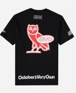 OVO Red Bull Black T Shirt