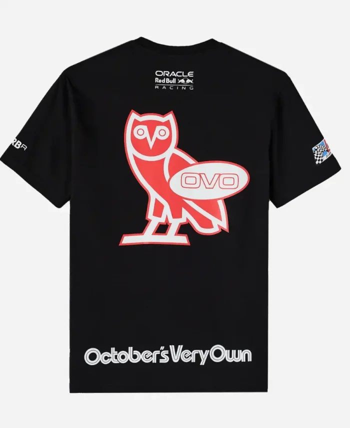 OVO Red Bull Black T Shirt