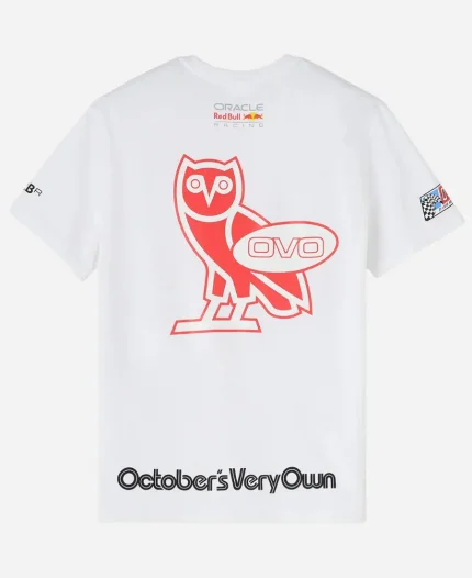 OVO Red Bull Racing Team White T Shirt