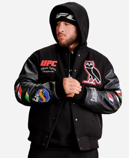 OVO UFC Championship Varsity Jacket