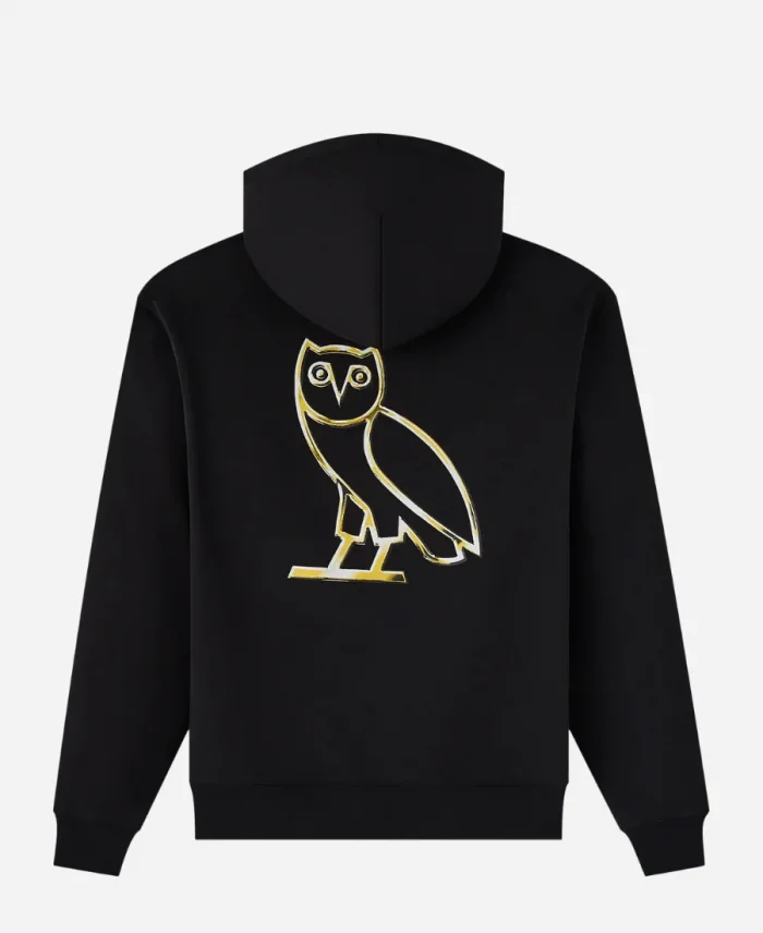 OVO X Chrome Family Black Pullover Hoodie