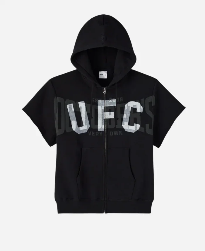 OVO X UFC Full Zip Short Sleeve Hoodie