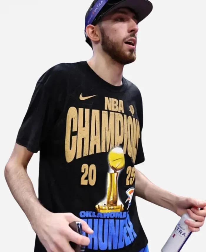 Oklahoma City Thunder Championship Black Shirt For Sale