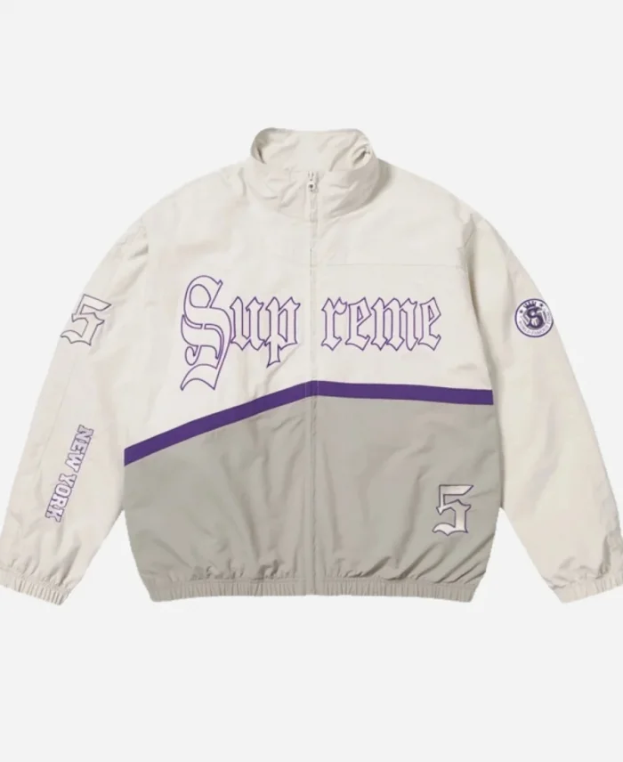 Old English Supreme Track Bomber Jacket