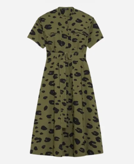 Olive Green Printed Shirt Zurno Hall Olive