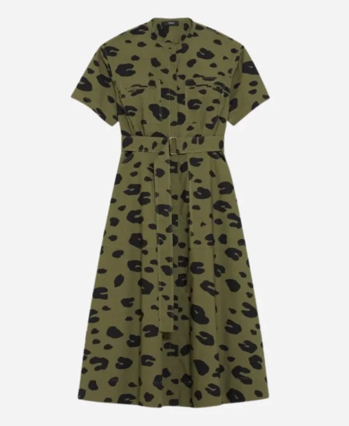 Olive Green Printed Shirt Zurno Hall Olive
