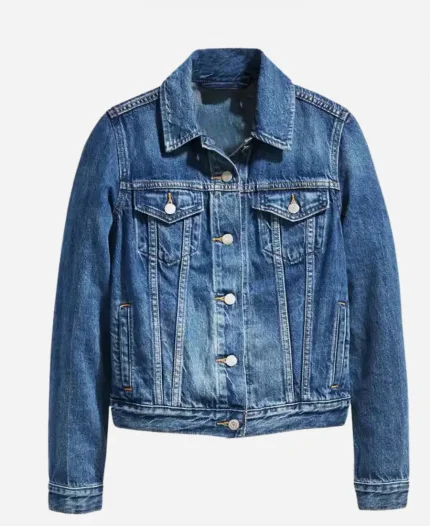 Olivia Junkeer TV-Series Strife 2025 Jeet Blue Denim Jacket