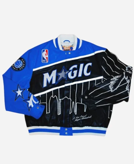 Orlando Magic x Jeff Hamilton 2025 NBA Leather Jacket