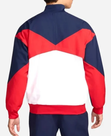 Paris Saint-Germain F.C. 2025 Fleece Colorblock Anthem Jacket