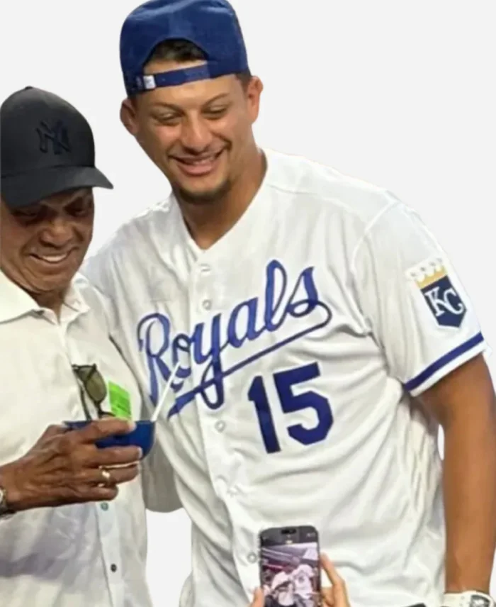 Patrick Mahomes Kansas City Royals White Shirt