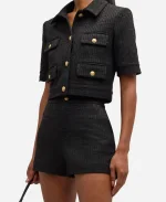 Peyton Buckley TV - Series The Waterfront SO1 2025 Danielle Campbell Cropped Jacket