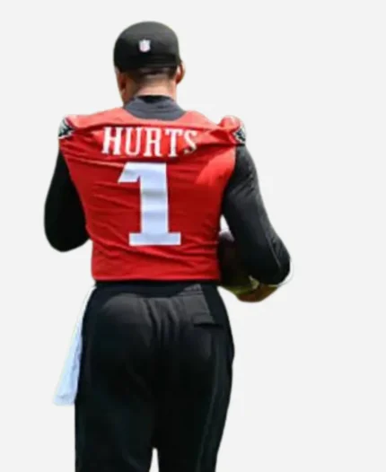 Philadelphia Eagles Jalen Hurts OTA Red Top