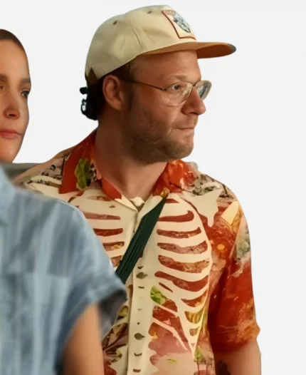 Platonic S02 Seth Rogen Skeleton Printed Shirt