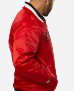 Portland Trail NBA Blazers Bomber Red Jacket