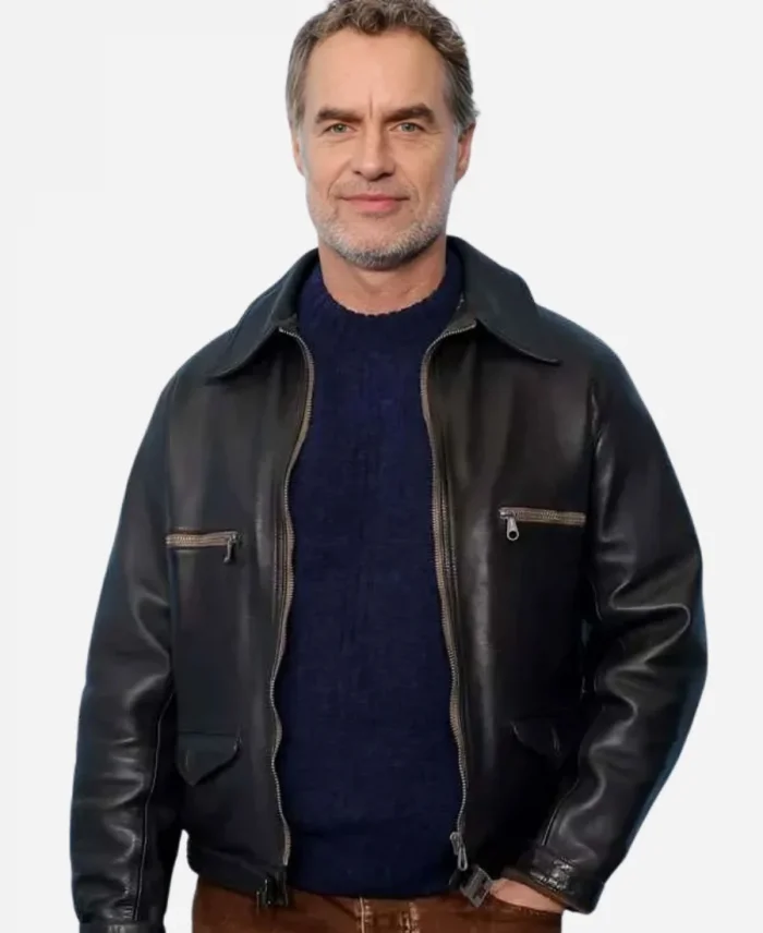 Premiere Night Opus 2025 Murray Bartlett Leather Jacket