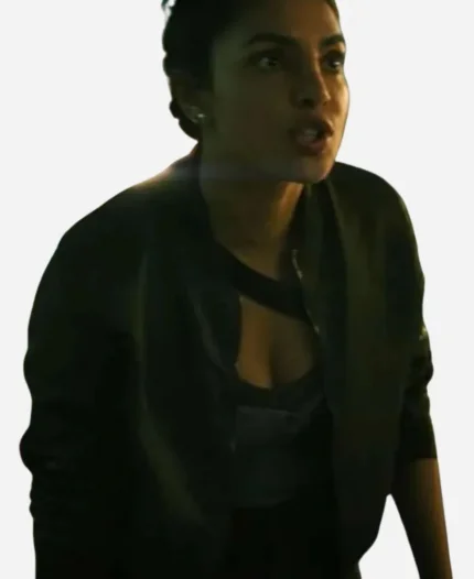 Priyanka Chopra Jonas Heads of State 2025 Bomber Jacket