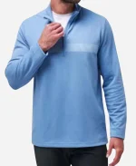 Pryce Cahill Tv Series Stick Season 01 Owen Wilson Golf Polo Blue Shirt