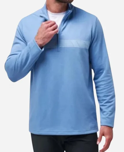 Pryce Cahill Tv Series Stick Season 01 Owen Wilson Golf Polo Blue Shirt