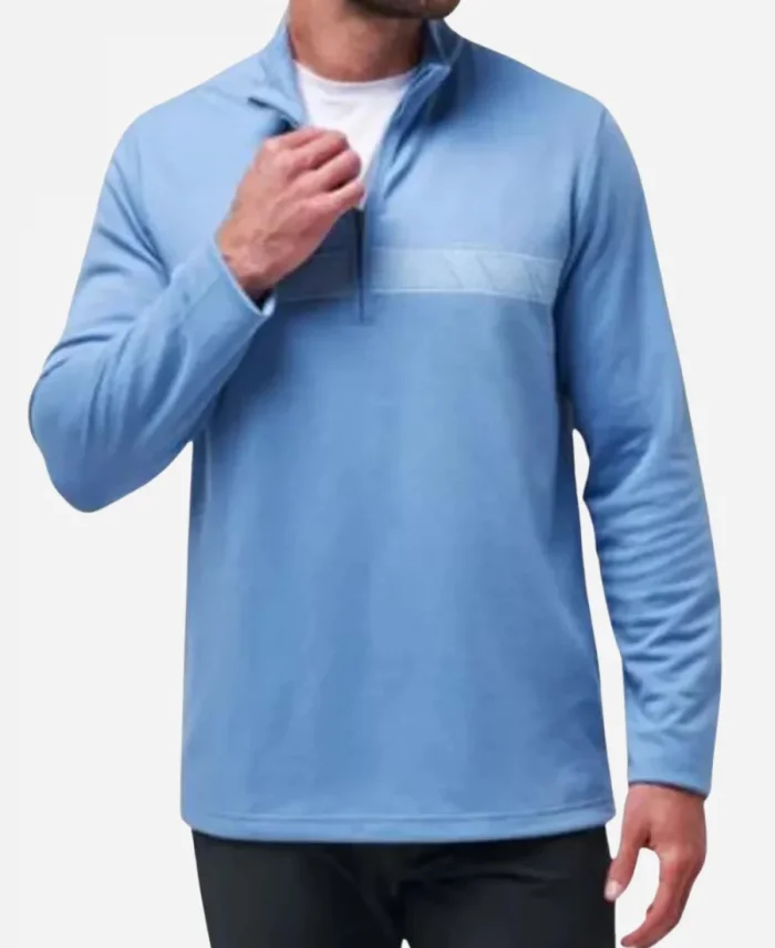 Pryce Cahill Tv Series Stick Season 01 Owen Wilson Golf Polo Blue Shirt