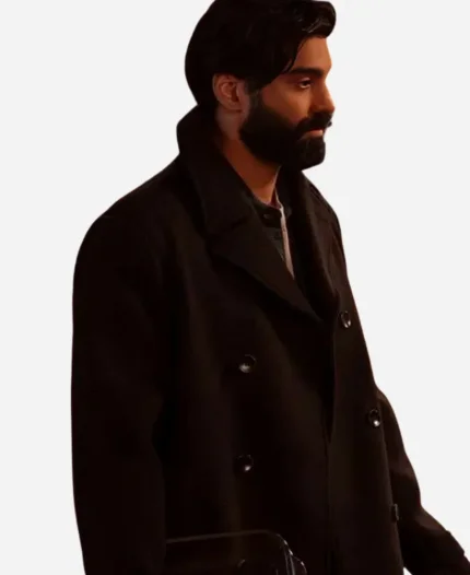 Raymond Ablack Ginny & Georgia S03 Black Peacoat