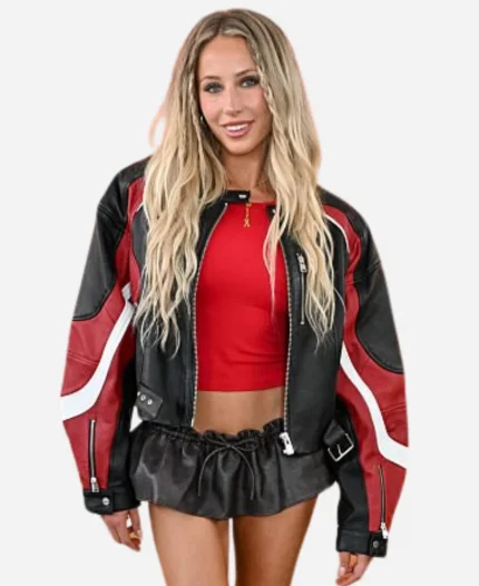Revolve Festival 2025 Alix Earle Leather Jacket