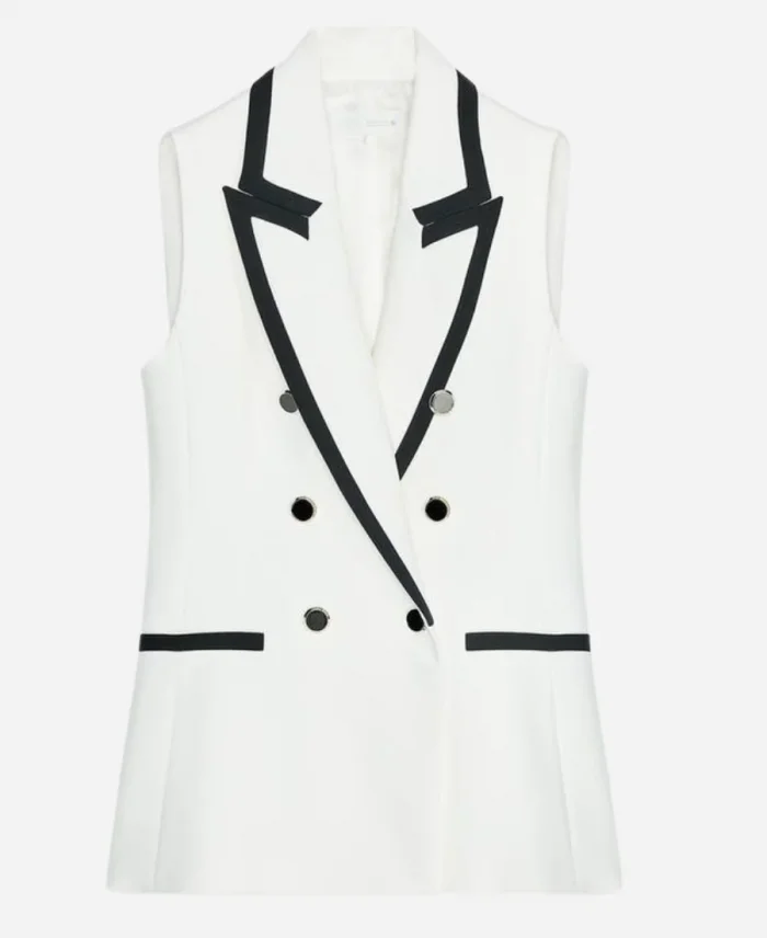 Rhiannon Ally Good Morning America White Trim Vest For Sale