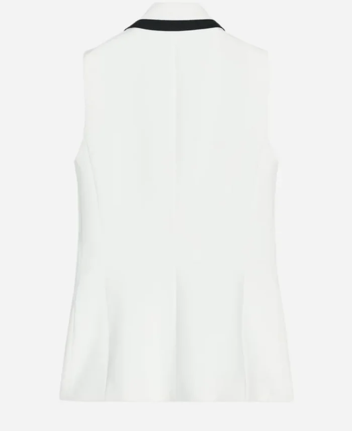 Rhiannon Ally Good Morning America White Trim Vest For Women