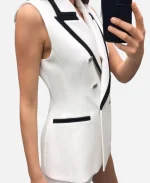 Rhiannon Ally Good Morning America White Vest