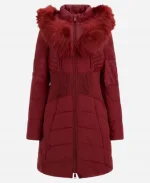 Riff Raff Jennifer Coolidge Puffer Red Jacket