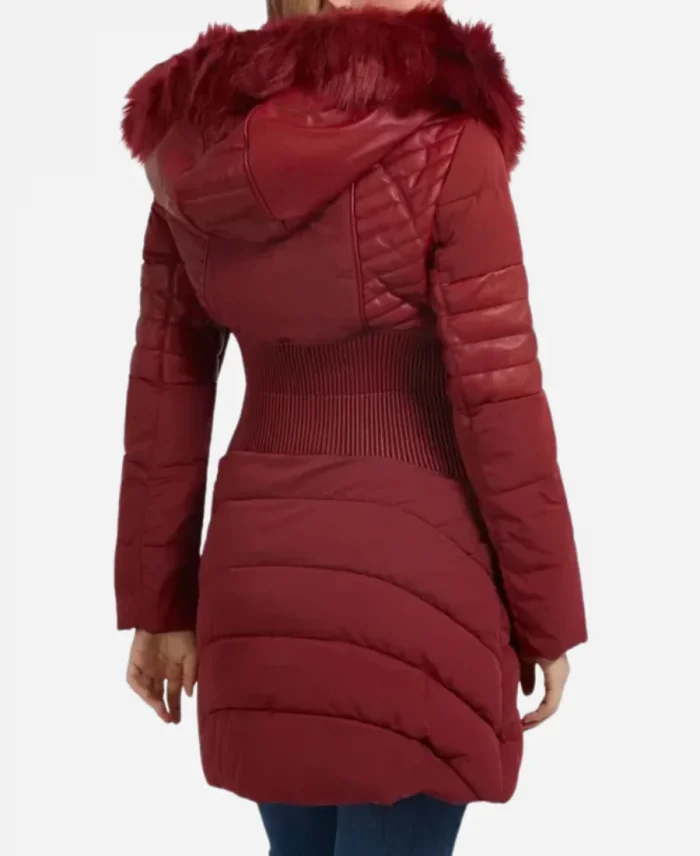 Riff Raff Jennifer Coolidge Puffer Red Jacket For Sale