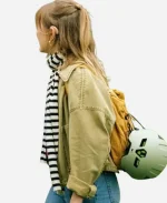 Rose Ayling-Ellis Tv Series Code of Silence 2025 Alison Woods Green Cotton Jacket