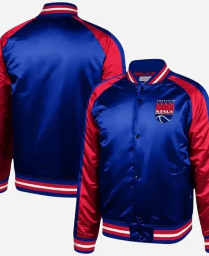 Sacramento Kings NBA Color Block Raglan Jacket