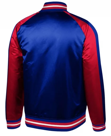 Sacramento Kings NBA Color Block Raglan Letterman Varsity Jacket For Unisex