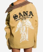 Sana Detroit Angel Workwear Khaki Jacket For Sale