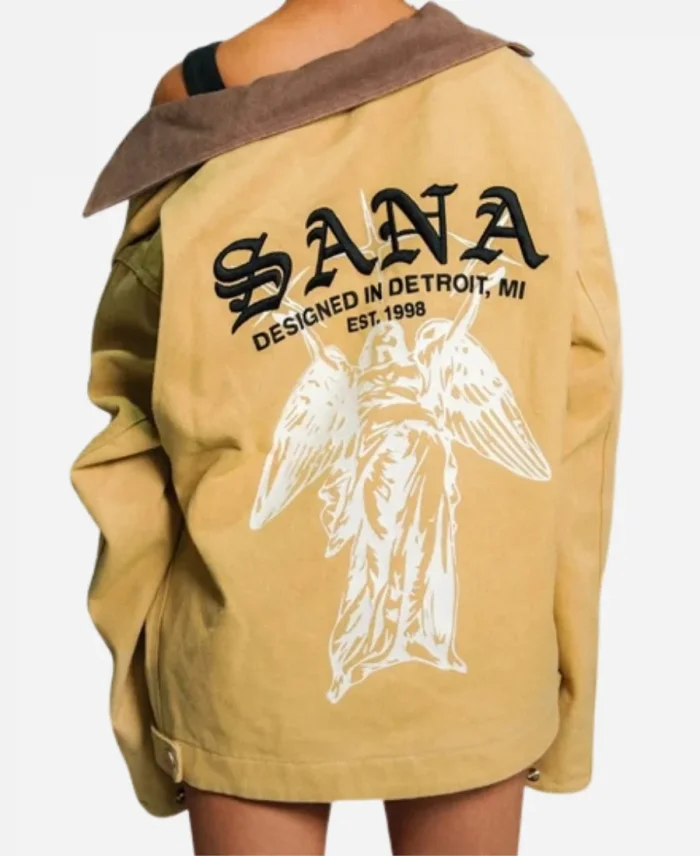 Sana Detroit Angel Workwear Khaki Jacket For Sale