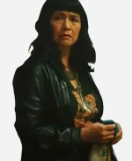 Sarah Lam Fight or Flight 2025 Leather Jacket