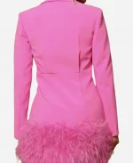 Sarah Schreiber WWE NXT 2025 Feathers Trim Blazer