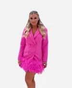 Sarah Schreiber WWE NXT Feathers Trim Blazer