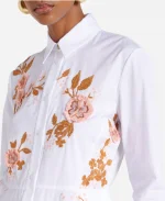 Savannah Guthrie The Today Show Floral White Shirt