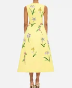 Savannah Guthrie The Today Show Yellow Floral Midi Dress