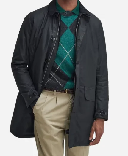 Séamus Proctor Black Cotton Jacket Small Town Big Story