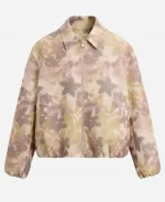 Sean Freeman TV Series Beyond the Gates 2025 Andre Richardson Floral Print Jacket in Peach