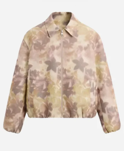 Sean Freeman TV Series Beyond the Gates 2025 Andre Richardson Floral Print Jacket in Peach