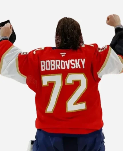 Sergei Bobrovsky Stanley Cup Final Red Jersey