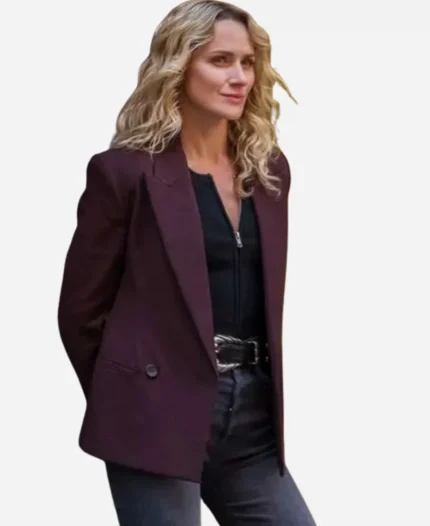 Shantel VanSanten FBI Most Wanted S06 Maroon Blazer