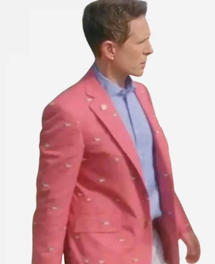 Sirens 2025 Glenn Howerton Duck Print Coat
